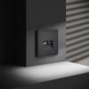 ТВ-розетка+Ethernet RJ45 Voltum S70 VLS060707 графит фото 5