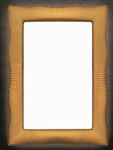 Зеркало Armadi Art Neoart 518 золото 80х120 массив