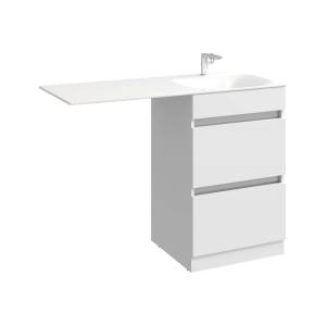 Тумба с раковиной Aqwella Forma 2 ящика