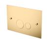 Кнопка смыва Boheme 648-MG ультраплоская, Matt Gold