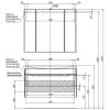 Тумба с раковиной Aquanet София 105 фото 10
