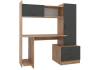Стол компьютерный Woodville Бишоп 7 559230 дуб крафт золотой/антрацит 153x59x160