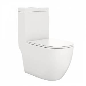 Унитаз-моноблок Maretti Elena EA10MNBM18-844 безободковый, сиденье микролифт