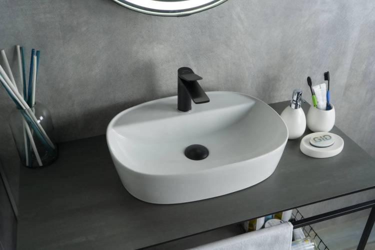 Раковина Gid Lago N9045 51166 белая, 50x38x12