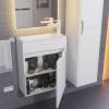 Тумба с раковиной Uperwood Modul подвесная, матовая, белая, 50 см фото 7