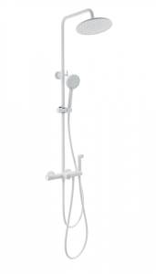 Душевая стойка Wonzon & Woghand WW-B3097-A-MW с термостатом, белый