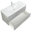 Тумба с раковиной Belbagno Albano-Cer ALBANO-CER-1050-2C-SO-CVG 102x44x50 Cemento Verona Grigio подвесная с двумя выкатными ящиками фото 3