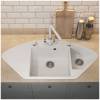 Мойка кухонная Uperwood Quartz UPD-06 3910202120 белая, 100.6x51 фото 3