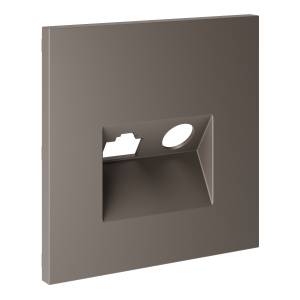 Лицевая панель для ТВ-розетки+Ethernet RJ45 Voltum S70 VLS002714 капучино