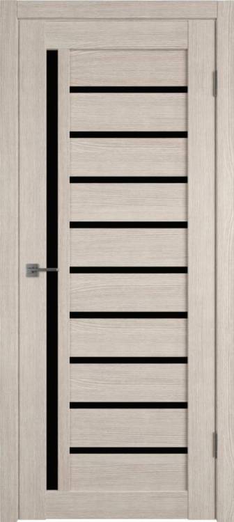 Межкомнатная дверь Владимирская Фабрика Дверей Atum 11 Cappuccino стекло Black Gloss 700x2000
