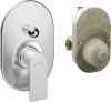 Смеситель для ванны с душем Hansgrohe Rebris E 72458000 С ВНУТРЕННЕЙ ЧАСТЬЮ, хром фото 2