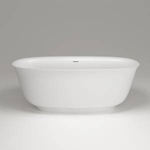 Ванна из искусственного камня Plumberia Selection SETA 170BO 170x75, белый матовый