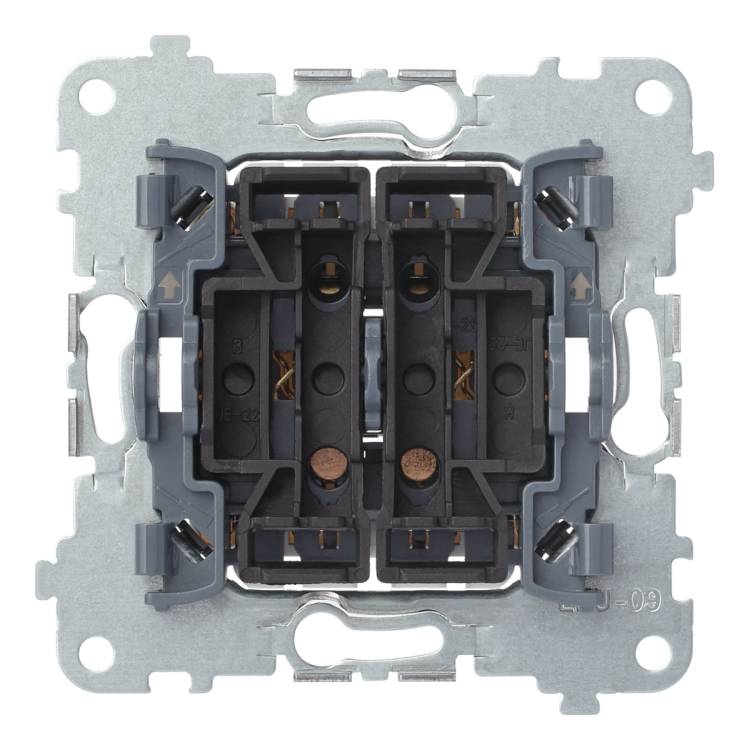 Механизм перекрестного двухклавишного выключателя Rikett 32204