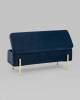 Банкетка-сундук Stool Group Болейн 20A544VF-MOMO-46 с ящиком, велюр синий 110x42 фото 5