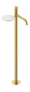 Смеситель для раковины Boheme Stick 120-MG.3 напольный, Matt Gold Linea