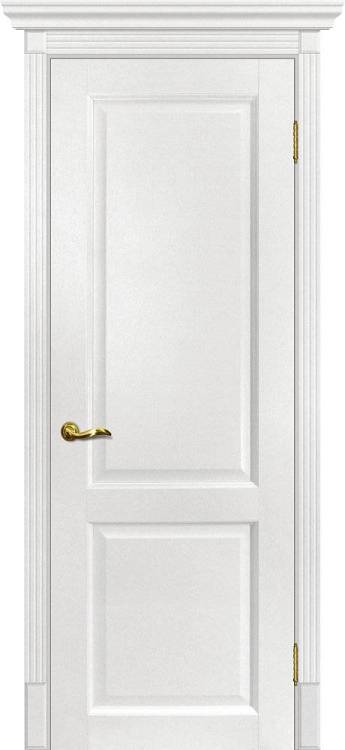 Межкомнатная дверь экошпон Мариам Тоскана-1, глухая, пломбир 700x2000