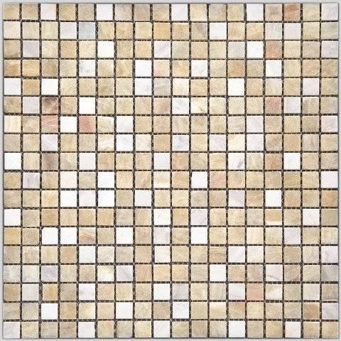 Мозаика Natural I-Tile 4MT-09-15T Мрамор (1.5x1.5) 29.8x29.8