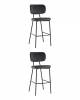 Стул барный Stool Group Ханна vd-b-hanna-ap-6018 X2 Темно-серый 2 шт.