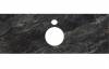 Столешница Kerama Marazzi Plaza 120 Риальто Темный Серый лаппатированный для накладных раковин