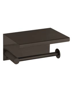 Держатель туалетной бумаги Boheme Uno 10971-GM с крышкой Gun Metall