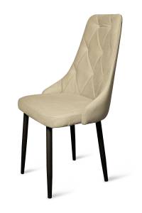 Стул Арника Граф 00-00273160 черный матовый Томми 02 бежевый