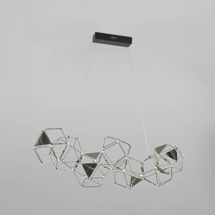 Подвесной светодиодный светильник Eurosvet Uma 90368/7 черный жемчуг