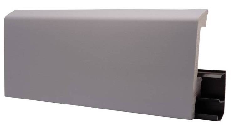 Напольный плинтус Royce HDPS Урбан Серый 2000x80x15