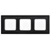 Рамка 3-постовая IEK Flite FI-M30-32-55-K02 черный фото 4