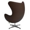 Кресло Bradex Home Egg Style Chair RF 0723 коричневый, натуральная кожа фото 4