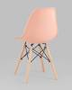 Набор из 4 стульев Stool Group Eames Style DSW Y801-V SEAT peach 70032 x4 персиковый фото 5