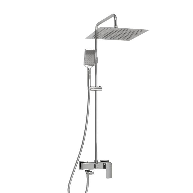 Душевой комплект Wasserkraft A177.118.126.087.CH хром, со смесителем