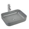 Раковина Sintesi SIN-LVB-APP-409GM накладная, 50 см, серая матовая