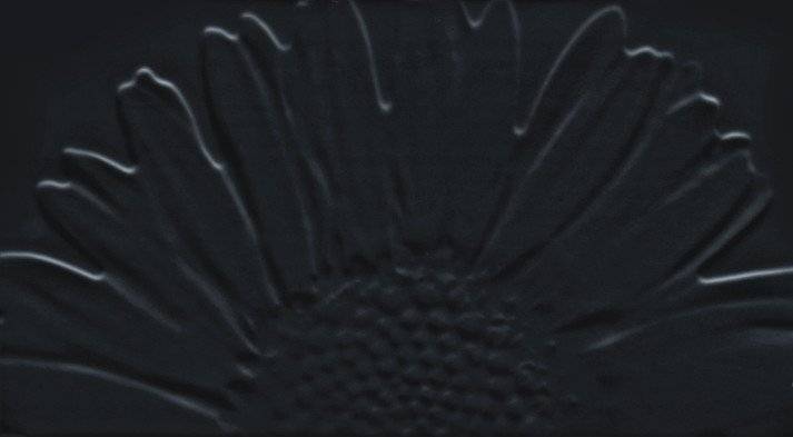 Декор Tubadzin Colour Black Sunflower 32.7x59.3