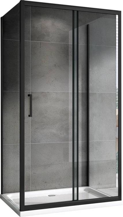 Душевой уголок Abber Schwarzer Diamant AG30150B-S100B-S100B Черный