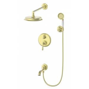 Душевой комплект Wonzon & Woghand WW-88939008-BG золотой