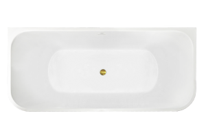 Акриловая ванна Royal Bath Riva RB610400GD белая, 180x80