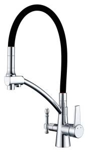 Смеситель для кухни Zorg Sanitary ZR 338-6 YF с гибким изливом