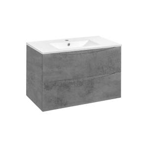 Тумба с раковиной Vincea Mia 900 2 выкатных ящика, Beton