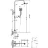 Душевая стойка Agger Brilliant A0394400 хром фото 8