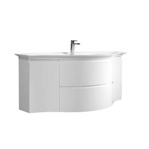 Тумба с раковиной Belux Версаль НП 141-02 белый глянцевый