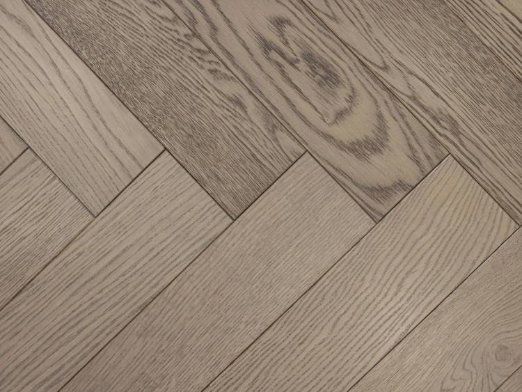 Инженерная доска AlixFloor Английская елка ALX1038HB 4V Дуб Коричнево-Серый 600x100x15