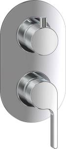 Смеситель для ванны с душем Webert DoReMi DR860101015 С ВНУТРЕННЕЙ ЧАСТЬЮ, хром