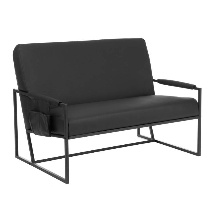 Диван Tetchair Charli lux 25216 sharp черный, экокожа