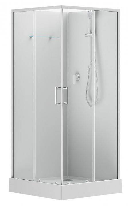 Душевая кабина Aquanet Passion EVO 281963 профиль белый, 900х900