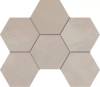 Мозаика Estima Graffito 70434 Mosaic/GF02_NS/25x28.5x10/Hexagon Light Beige Hexagon 25x28.5
