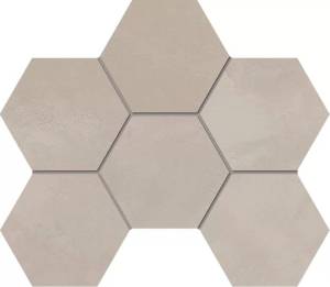 Мозаика Estima Graffito 70434 Mosaic/GF02_NS/25x28.5x10/Hexagon Light Beige Hexagon 25x28.5