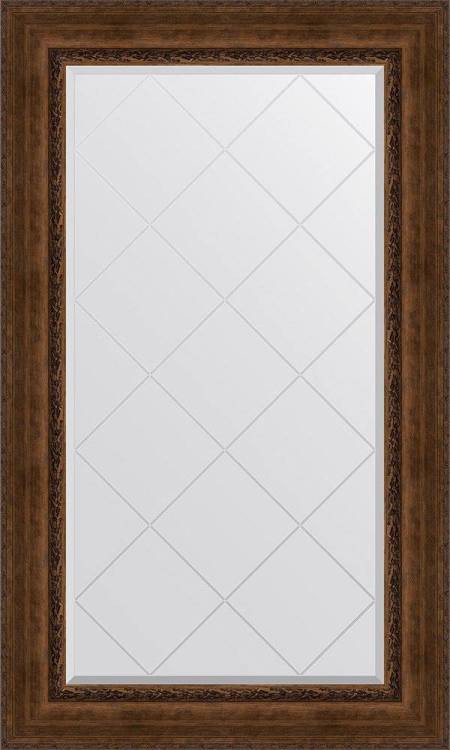 Зеркало Evoform Exclusive-G BY 4257 82x137 см состаренная бронза с орнаментом