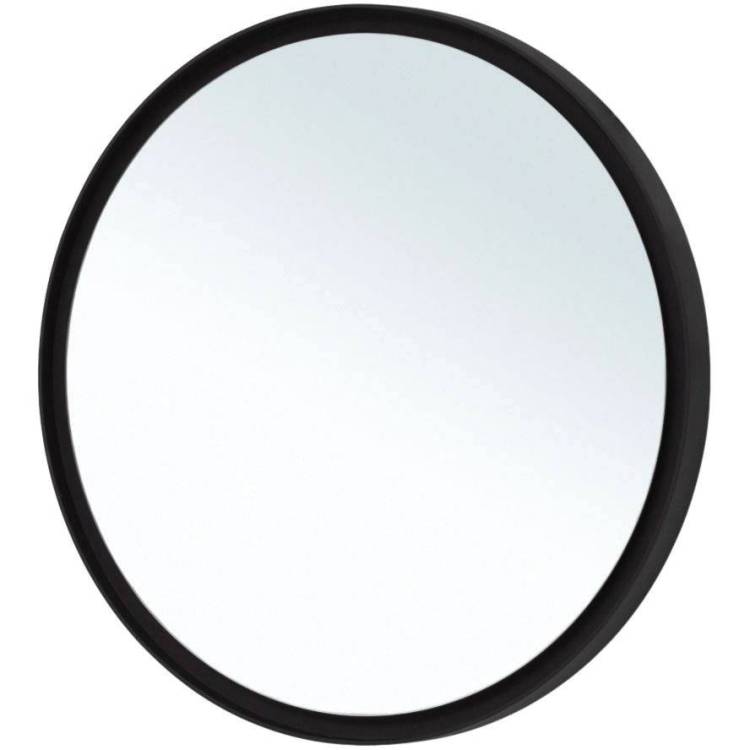 Зеркало Allen Brau Infinity 1.21022.BL с LED подсветкой, черное, 600x600x40