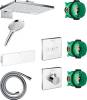 Душевой комплект Hansgrohe Rainmaker Select 460 (2 jet) 24005400 + 26530400 + 28272000 + 26456400 + 15734400 + 15736400