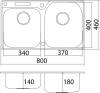 Мойка кухонная Oulin OL-H9910 с набором ножей фото 8